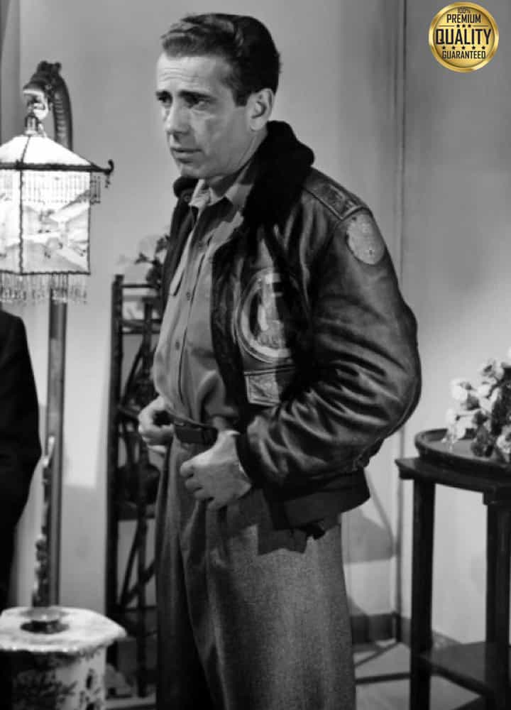 Humphrey Bogart Tokyo Joe Black Bomber Jacket